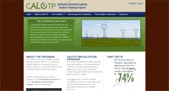 Desktop Screenshot of calctp.org