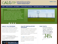 Tablet Screenshot of calctp.org
